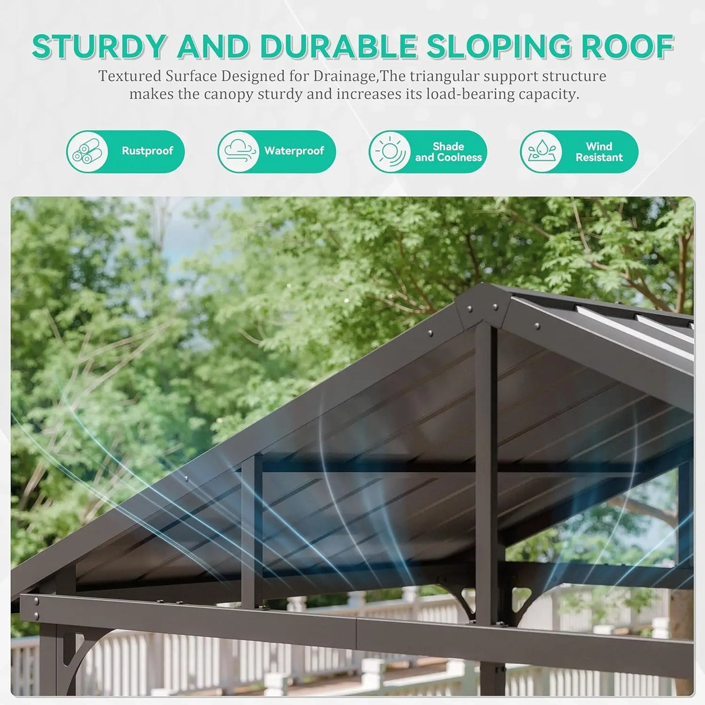 Outdoor Gazebo With Bar And Tool Hooks