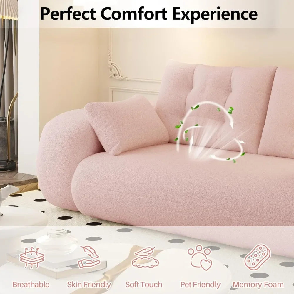 3in1 Sleeper Sofa Bed Futon Couch For Living Room Comfort