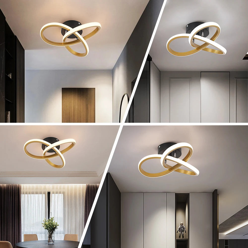 VETRULUS Modern Acrylic LED Pendant Light For Dining And Living