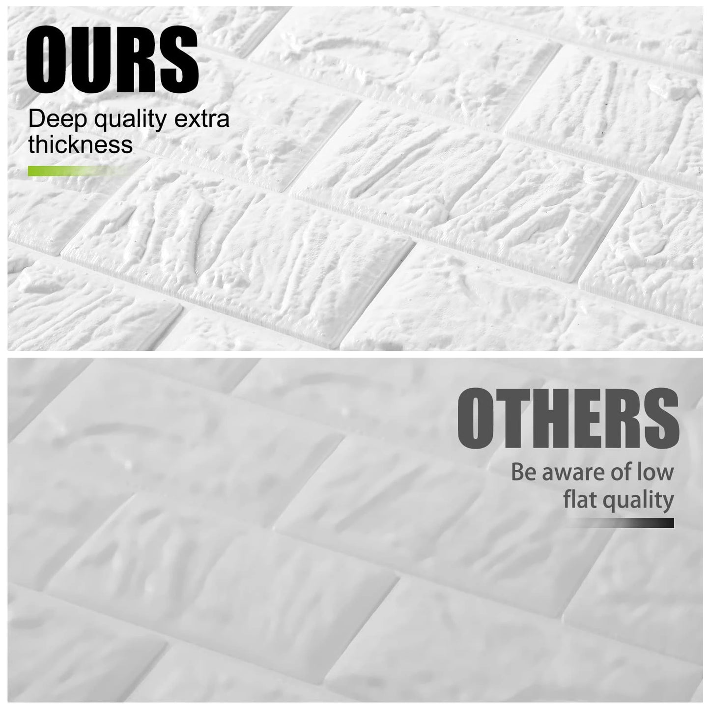100 Pack 3D Wall Panels Peel And Stick Faux Brick Wallpaper Self Adhesive