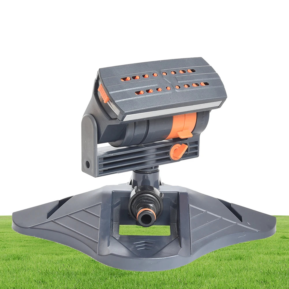 Automatic Garden Sprinkler With Adjustable Coverage And 16 Holes