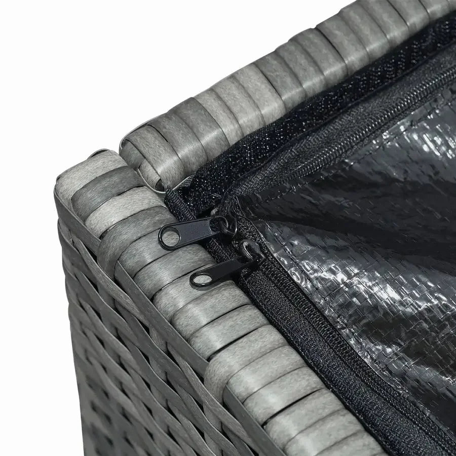 Weather Resistant Rattan Wicker Storage Box With Soft Close Hinges