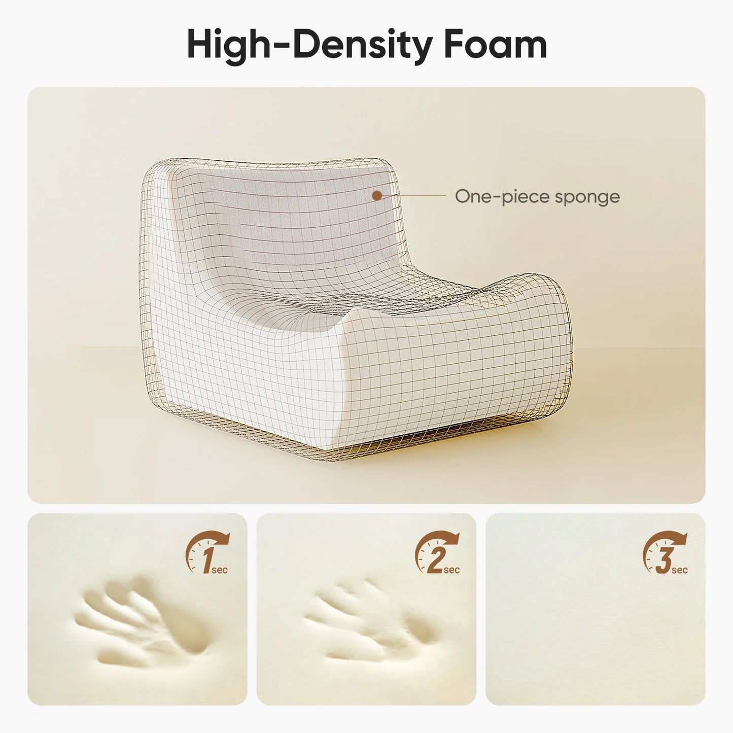 Champracer Bean Bag Floor Sofa Lazy Couch Tatami Reading Chair