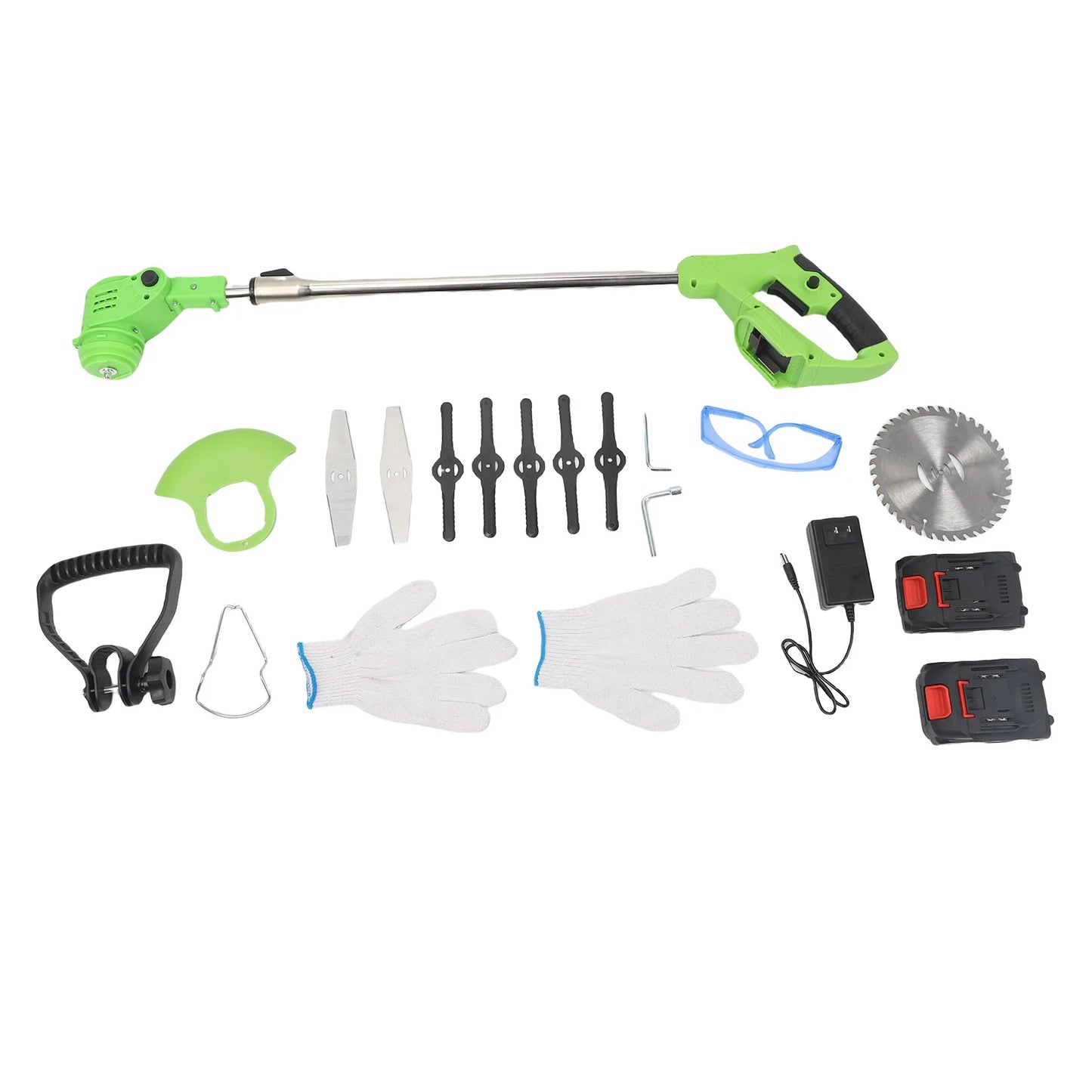 Geevorks Battery Powered Weed Trimmer Cordless Lawn Edger