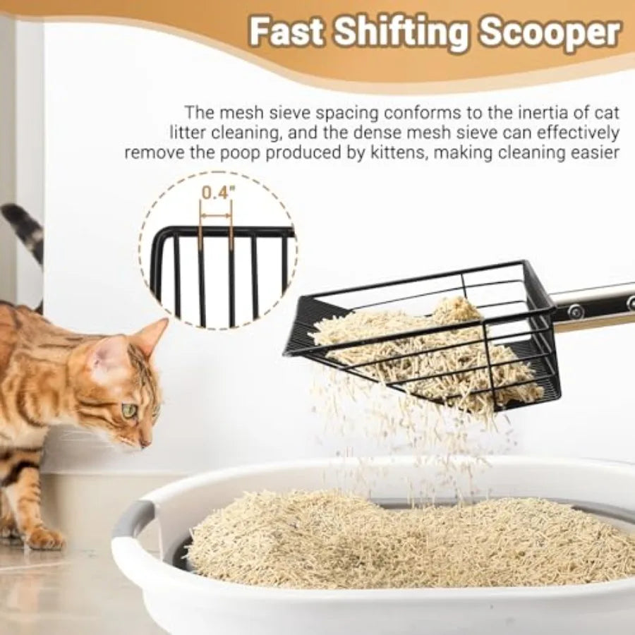 SHXI Chicken Poop Scooper With Stainless Steel Handle