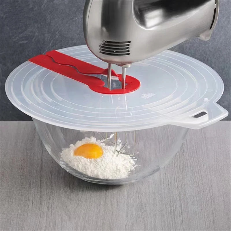 Egg Beater Cover And Mixer Splash Guard Silicone Shield