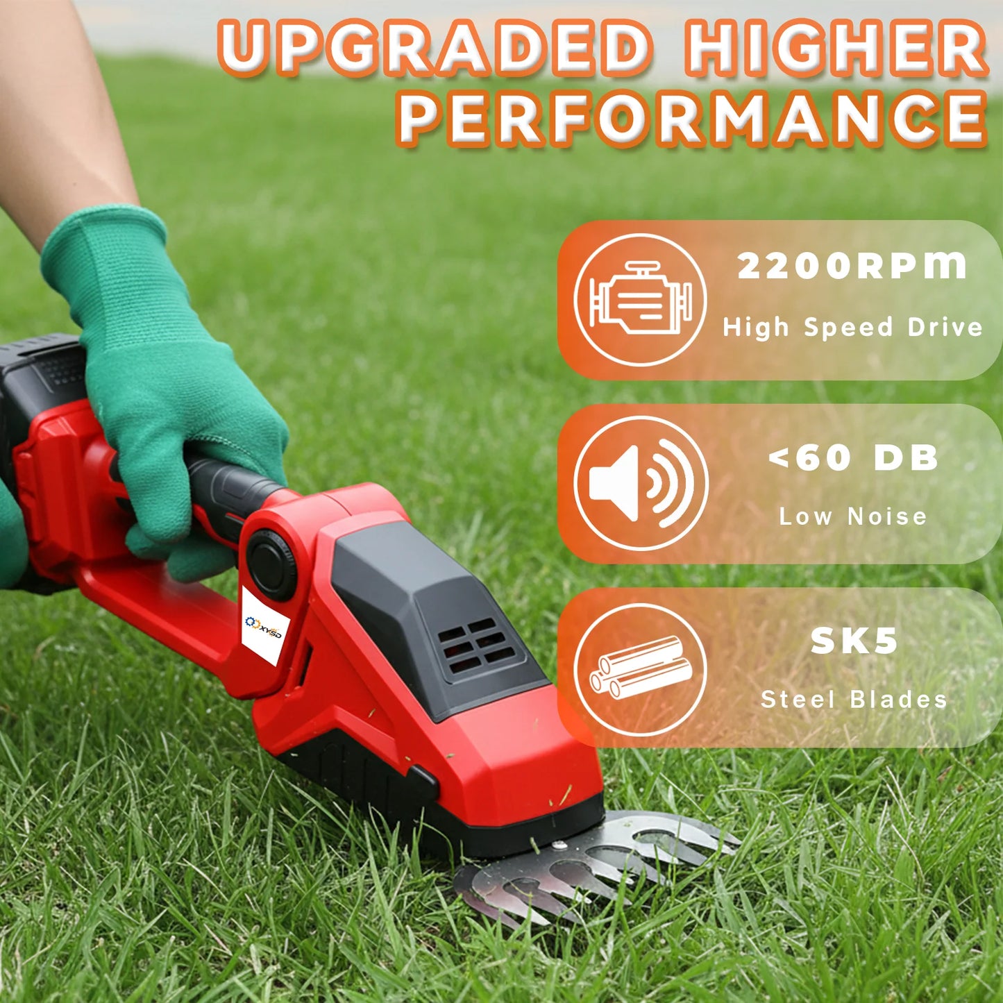 2 In 1 Cordless Hedge Trimmer And Grass Shear Battery