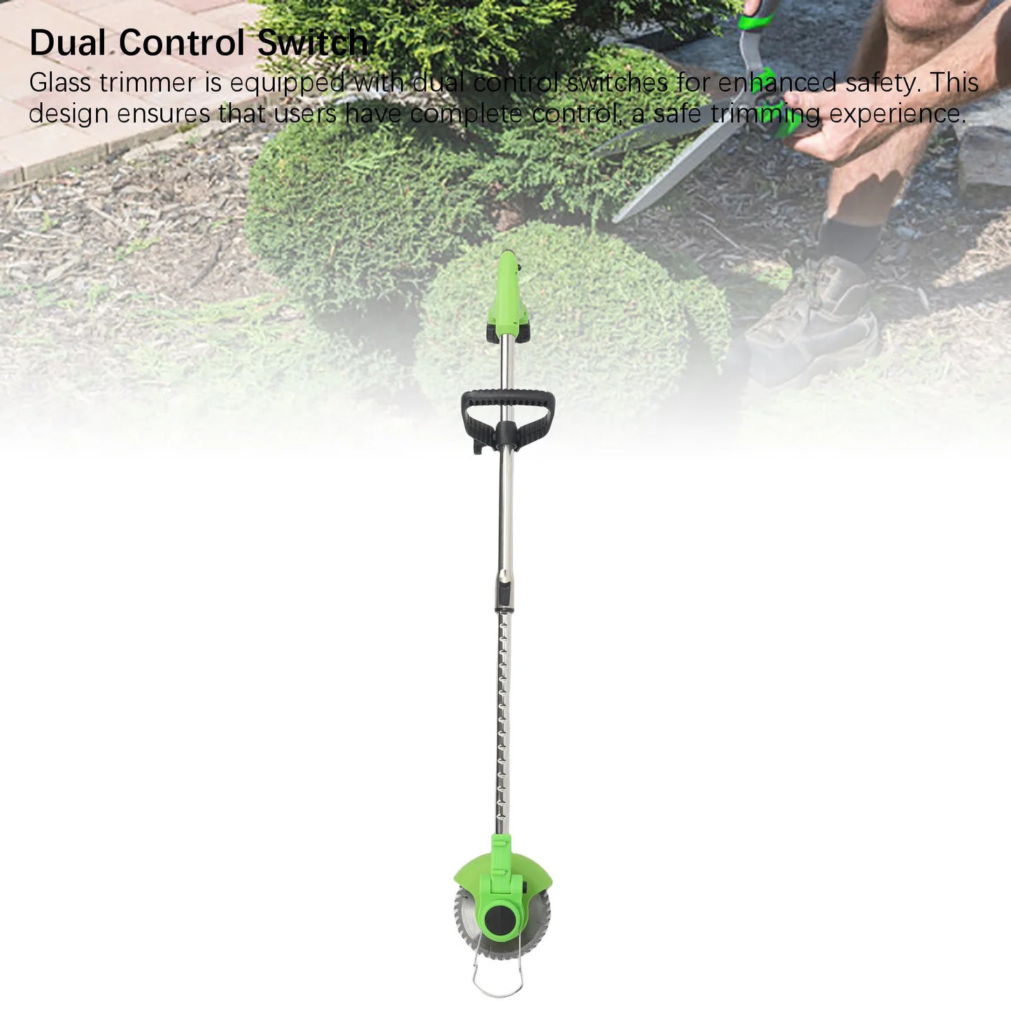 Geevorks Battery Powered Weed Trimmer Cordless Lawn Edger
