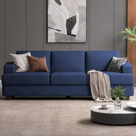 Modern Sofa With Deep Seats For Living Room Easy Assembly