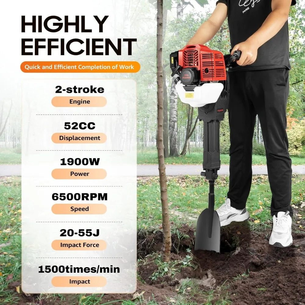 Handheld Gas Powered Trencher Digger For Garden And Tree Roots