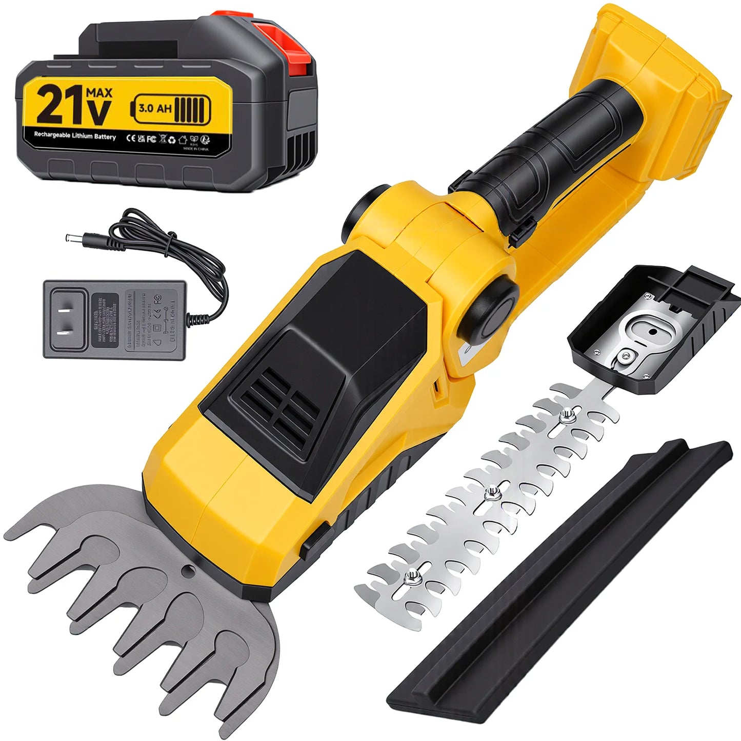 2 In 1 Cordless Hedge Trimmer And Grass Shear Battery