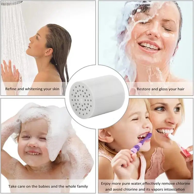 Shower Filter Replacement 15-Level Element Removes Residual Chlorine