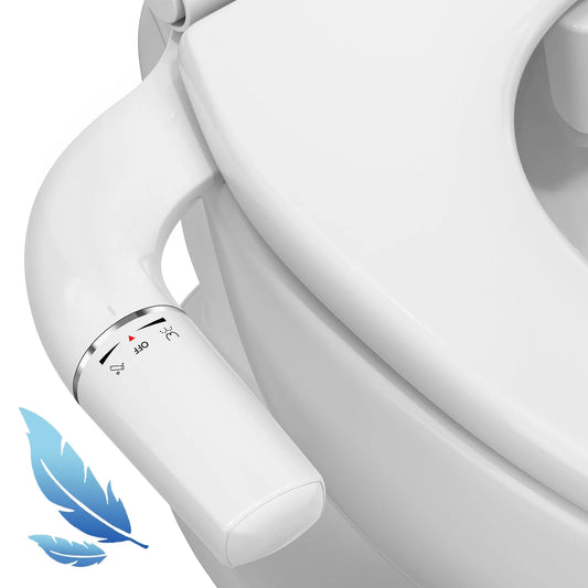 Ultra Slim Bidet Attachment With Dual Nozzle For Toilet