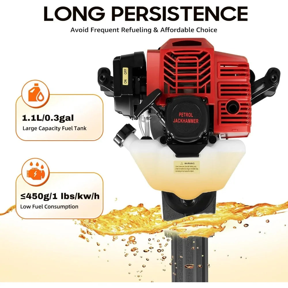Handheld Gas Powered Trencher Digger For Garden And Tree Roots