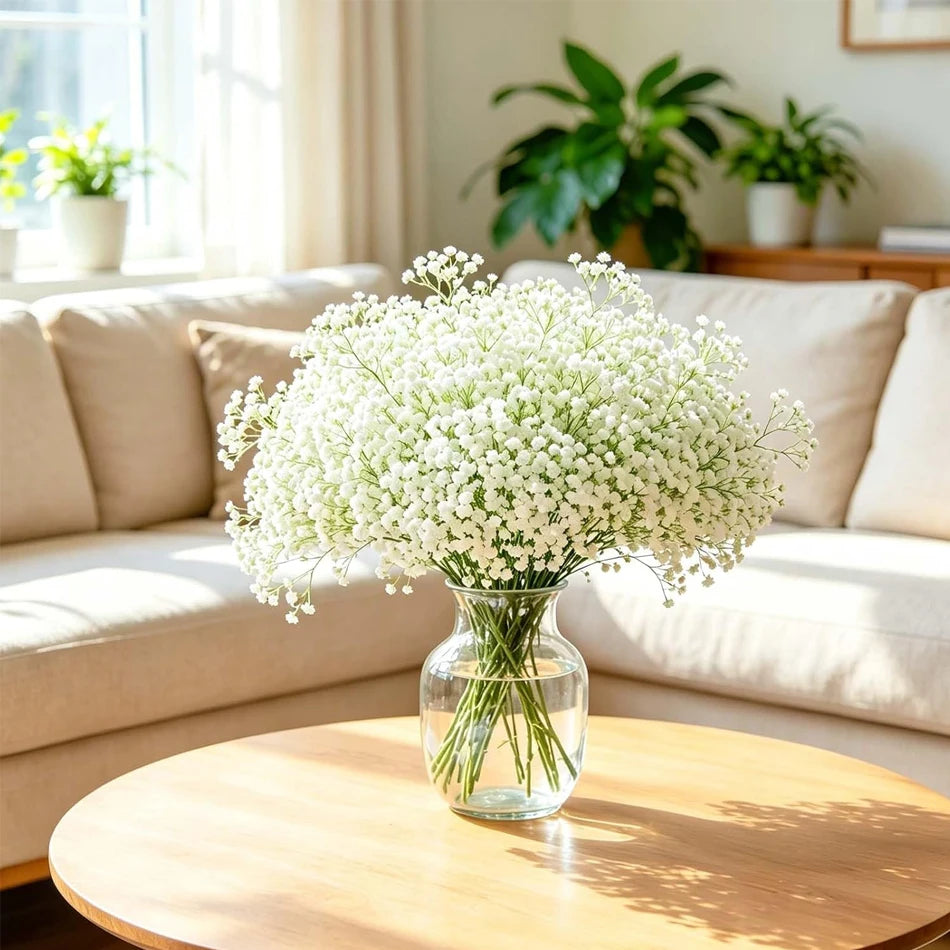 Artificial Babysbreath Flowers Starry Sky White For Wedding Tables Decor