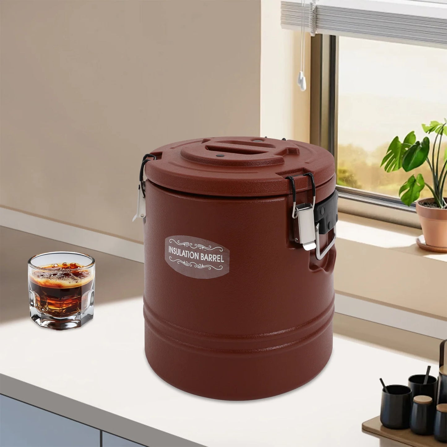Portable Insulated Stainless Steel Bucket For Hot And Cold Leakproof