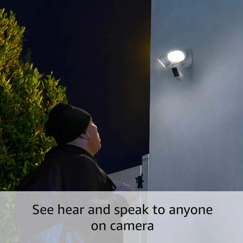 Wired Pro Floodlight Security Camera With 2K Video And Night Vision