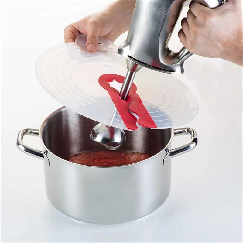 Egg Beater Cover And Mixer Splash Guard Silicone Shield
