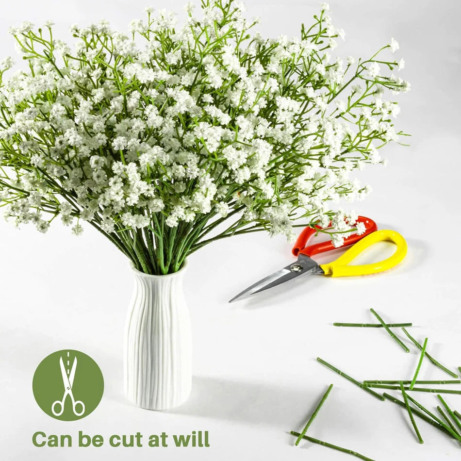 Artificial Babysbreath Flowers Starry Sky White For Wedding Tables Decor