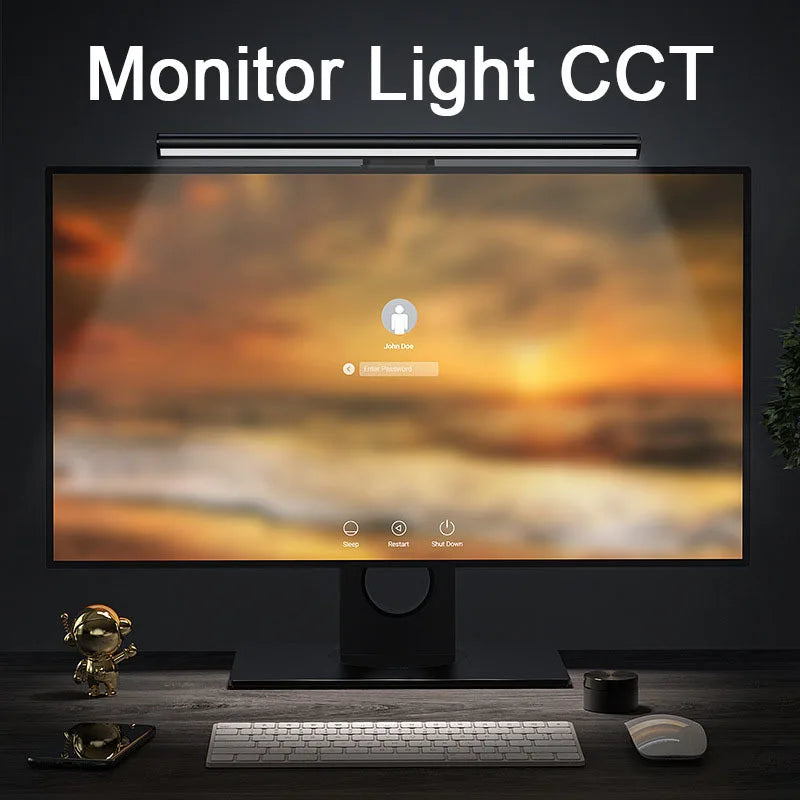 FEICAN Wall-Mounted Atmosphere Monitor Light Bar For Gaming Stepless Dimming