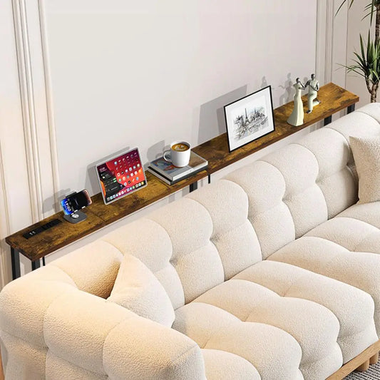 Sofa Table With Built In 2 AC Outlets And 2 USB Ports